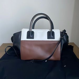 Milly Leather Multi Color Handbag